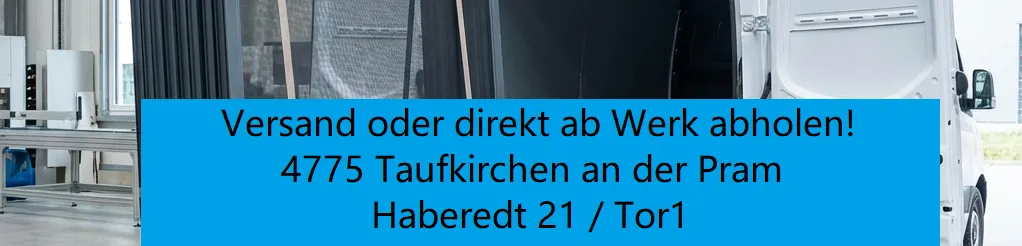 Versand oder ab Werk abholen
